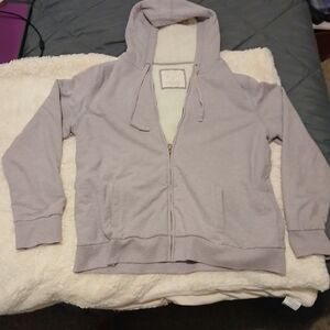 Women Lavender hooded jacket xl